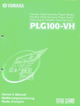 Yamaha PLG100-VH Användarmanual