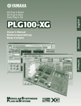 Yamaha PLG100-XG Bruksanvisning