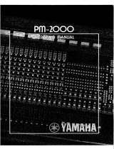 Yamaha PM-2000 Bruksanvisning