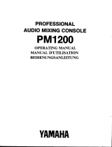 Yamaha PM1200 Bruksanvisning