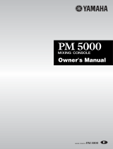 Yamaha PM5000 Bruksanvisning
