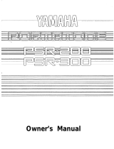 Yamaha PSR-C200 Bruksanvisning