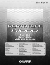 Yamaha Portatone PSR A1000 Datablad