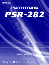 Yamaha Portatone PSR-282 Användarmanual