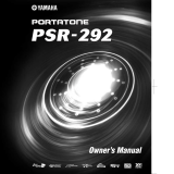Yamaha Portatone PSR-292 Användarmanual