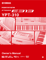 Yamaha YPT-310 Användarmanual