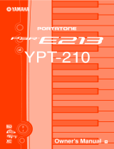 Yamaha Portatone YPT-210 Bruksanvisning