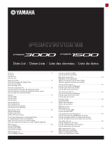 Yamaha PSR-3500 Datablad