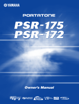 Yamaha PSR-175 Användarmanual