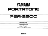 Yamaha PSR-2500 Bruksanvisning