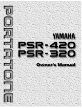 Yamaha PSR-420 Bruksanvisning