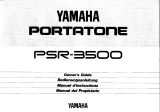 Yamaha PSR-3500 Bruksanvisning