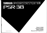 Yamaha PSR-38 Bruksanvisning