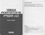 Yamaha PSR-41 Bruksanvisning