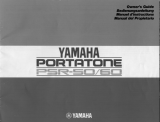 Yamaha PSR-50 Bruksanvisning