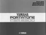 Yamaha PSR-6300 Bruksanvisning