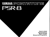 Yamaha Portatone PSR-8 Bruksanvisning
