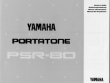 Yamaha Portatone PSR-80 Användarmanual