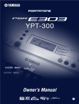 Yamaha PORTATONE PSR-E303 Användarmanual