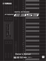 Yamaha YPT 300 - Full Size Enhanced Teaching System Music Keyboard Bruksanvisning