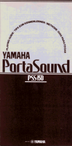 Yamaha PSS-150 Bruksanvisning