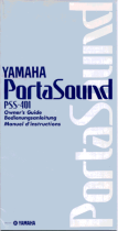 Yamaha PSS-401 Bruksanvisning