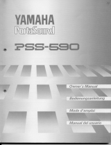 Yamaha PSS-590 Bruksanvisning
