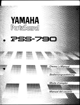 Yamaha PSS-790 Bruksanvisning