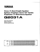 Yamaha Q2031A Bruksanvisning