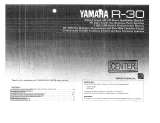 Yamaha R-30 Bruksanvisning