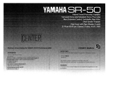 Yamaha SR-50 Bruksanvisning