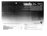 Yamaha R-70 Bruksanvisning