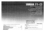 Yamaha R-8 Bruksanvisning