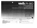 Yamaha R-90 Bruksanvisning