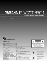 Yamaha R-V701 Användarmanual