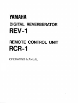 Yamaha RCR-1 Bruksanvisning