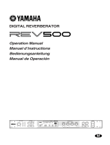 Yamaha REV500 Bruksanvisning