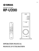 Yamaha RP-U200 Användarmanual