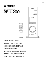 Yamaha RP-U200 Bruksanvisning