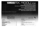 Yamaha RX-1100 Bruksanvisning
