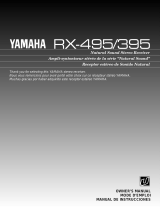 Yamaha RX-395 Användarmanual