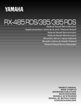 Yamaha RX-485RDS Användarmanual