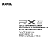 Yamaha RX-5 Bruksanvisning