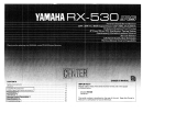 Yamaha RX-530 Bruksanvisning