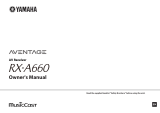 Yamaha RX-A660 Bruksanvisning