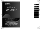 Yamaha RX-A820 Bruksanvisning