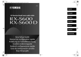 Yamaha RX-S600 Bruksanvisning