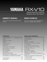 Yamaha RX-V10 Användarmanual