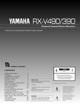 Yamaha RX-V490 Användarmanual
