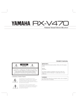 Yamaha RX-V470 Användarmanual